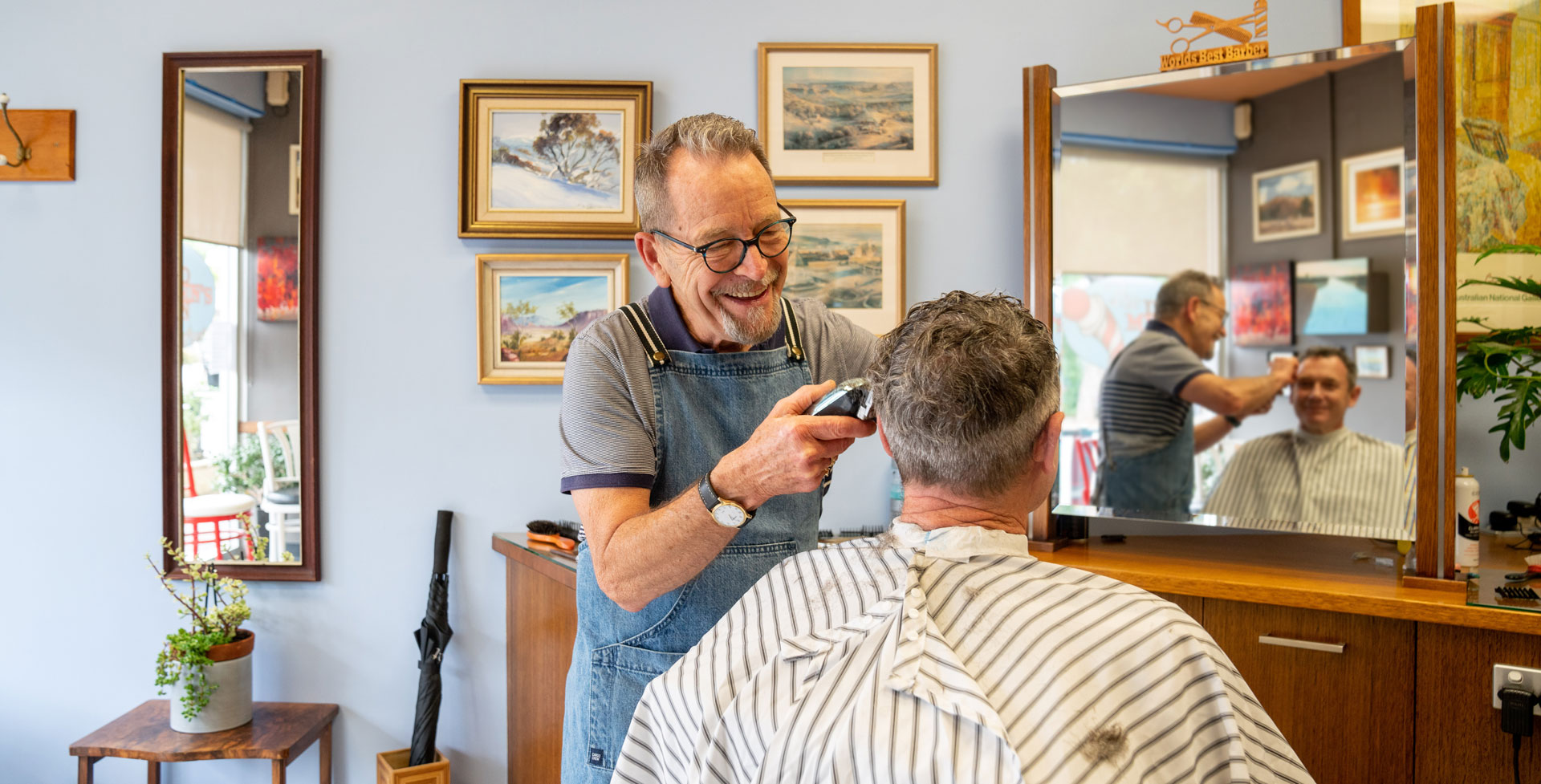 Mens Den Barbershop